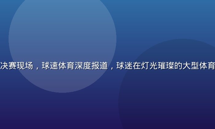 欧洲冠军联赛决赛现场，球速体育深度报道，球迷在灯光璀璨的大型体育场内挥舞旗帜